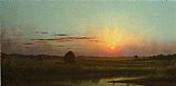 Sunset over the Marsh by Martin Johnson Heade
